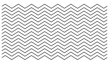 Dalgalı, dalgalı, zigzag, çapraz paralel çizgiler element vektör illüstrasyonu, klip- sanat grafikleri.