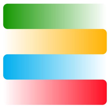 Alternatif çubuklar, dikdörtgenler basit bilgi pankartı, hisse senedi vektör illüstrasyonu, klip- sanat grafikleri.