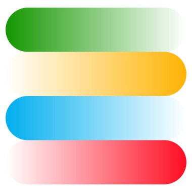 Alternatif çubuklar, dikdörtgenler basit bilgi pankartı, hisse senedi vektör illüstrasyonu, klip- sanat grafikleri.