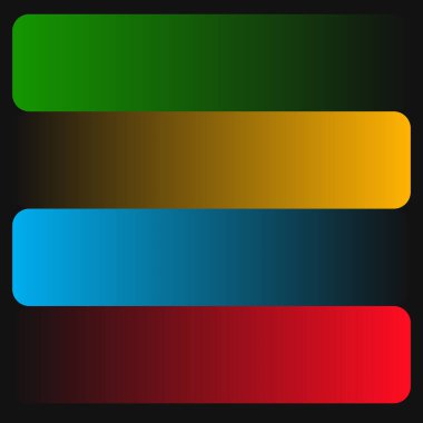 Alternatif çubuklar, dikdörtgenler basit bilgi pankartı, hisse senedi vektör illüstrasyonu, klip- sanat grafikleri.