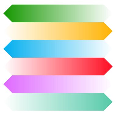 Alternatif çubuklar, dikdörtgenler basit bilgi pankartı, hisse senedi vektör illüstrasyonu, klip- sanat grafikleri.