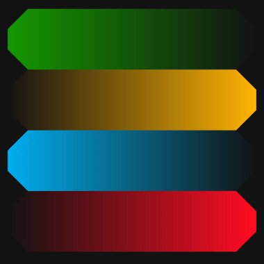 Alternatif çubuklar, dikdörtgenler basit bilgi pankartı, hisse senedi vektör illüstrasyonu, klip- sanat grafikleri.