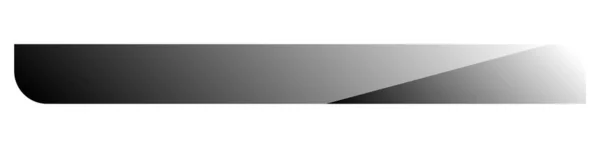 Длинные Продолговатые Прямоугольные Прямоугольная Кнопка Баннер Бляшки Формы Дизайн Элемента — стоковый вектор