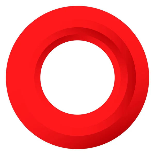 Abstract Circle Rings Icon Symbol Design Element Stock Vector Illustration — 图库矢量图片
