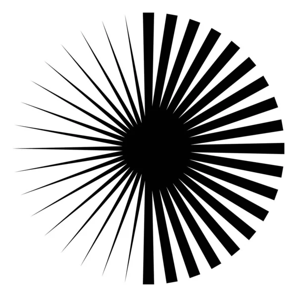 Abstracte Zwart Wit Geometrisch Element Pictogram Voorraad Vector Illustratie Clip — Stockvector