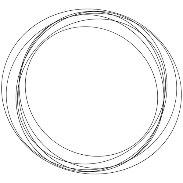 Scribble Doodle Sketchy Sketch Circles Illustration Vectorielle Stock Graphiques Clip — Image vectorielle