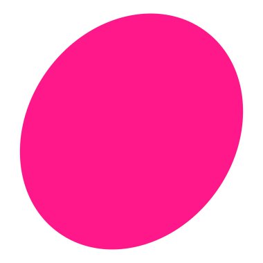 Rastgele oval, elips şeklinde. Balon, yumurta, top şekli vektör illüstrasyonu, klip- sanat grafikleri