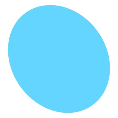 Rastgele oval, elips şeklinde. Balon, yumurta, top şekli vektör illüstrasyonu, klip- sanat grafikleri