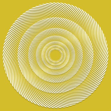 Volt, sarmal, girdap tasarım elementi, ikon. Döndür, döndür, döndür. Döndürme vektör illüstrasyonu, klip- sanat grafikleri ile radikal, yayılan çizgiler.