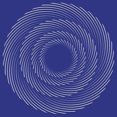 Volt, sarmal, girdap tasarım elementi, ikon. Döndür, döndür, döndür. Döndürme vektör illüstrasyonu, klip- sanat grafikleri ile radikal, yayılan çizgiler.