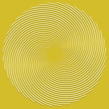 Volt, sarmal, girdap tasarım elementi, ikon. Döndür, döndür, döndür. Döndürme vektör illüstrasyonu, klip- sanat grafikleri ile radikal, yayılan çizgiler.