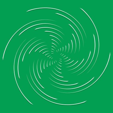 Volt, sarmal, girdap tasarım elementi, ikon. Döndür, döndür, döndür. Döndürme vektör illüstrasyonu, klip- sanat grafikleri ile radikal, yayılan çizgiler.