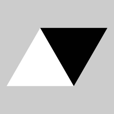 Üçgen, üçgen soyut geometrik vektör çizimi, kalıp stok vektör çizimi, klip- sanat grafikleri.