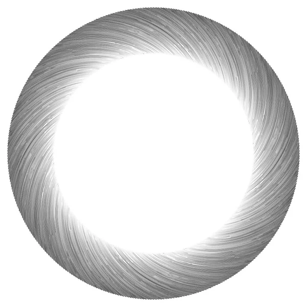 Voluut Helix Vortex Design Element Icoon Spiraalvormig Draaibaar Draaibaar Radiaal — Stockvector