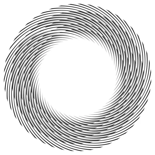 Volute Helix Vortex Design Element Icon Spiral Swirl Twirl Shape — Stock Vector