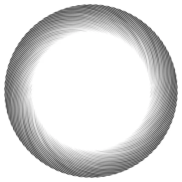 Voluta Elica Elemento Design Vortice Icona Spirale Vortice Forma Rotazione — Vettoriale Stock