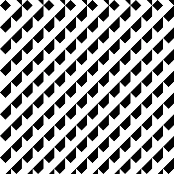 Blanco Negro Patrón Geométrico Perfectamente Repetible Monocromo Textura Fondo Telón — Archivo Imágenes Vectoriales
