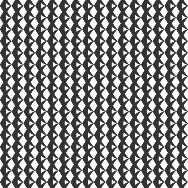 Schwarz Weiß Monochrom Nahtlos Wiederholbare Geometrische Muster Textur Hintergrund Hintergrund — Stockvektor