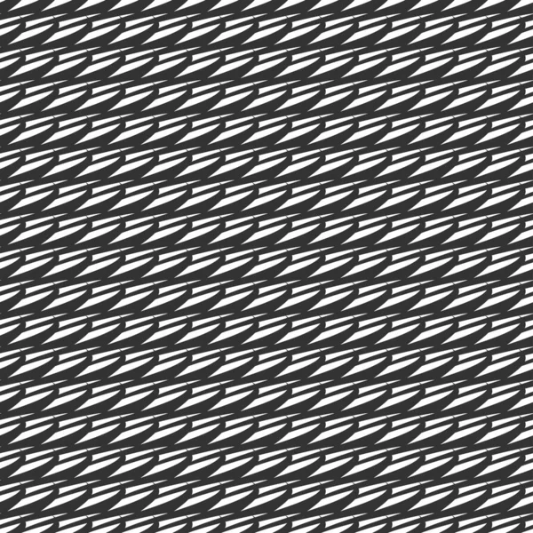 Schwarz Weiß Monochrom Nahtlos Wiederholbare Geometrische Muster Textur Hintergrund Hintergrund — Stockvektor