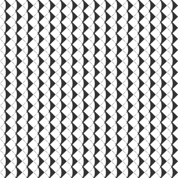 黒と白 モノクロのシームレスに再現可能な幾何学模様 テクスチャ — ストックベクタ