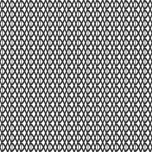 黒と白 モノクロのシームレスに再現可能な幾何学模様 テクスチャ — ストックベクタ