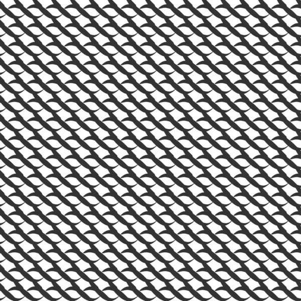 Schwarz Weiß Monochrom Nahtlos Wiederholbare Geometrische Muster Textur Hintergrund Hintergrund — Stockvektor