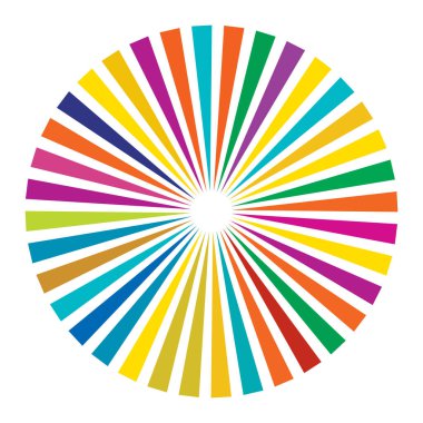 Soyut patlama, flaş, işaret fişeği çizgileri. Radikal, yayılan çizgiler dairesel, eşmerkezli tasarım elemanı stok vektör illüstrasyonu, klip- art grafikleri.