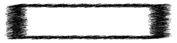 正方形 長方形のスクリブル スケッチ 落書きの行要素 波状の波状の波状の線の株式ベクトル図 クリップアートグラフィック — ストックベクタ