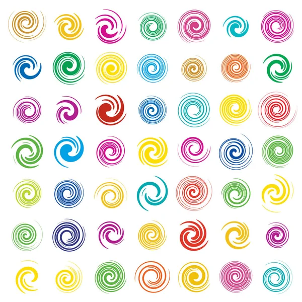 Mancha Mancha Espiral Circular Remolino Elemento Giratorio Gel Fluido Líquido — Vector de stock