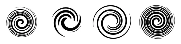 Schmutz Verwischung Kreisspirale Wirbel Wirbelelement Gel Flüssigkeit Flüssige Icon Stock — Stockvektor