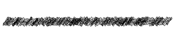 スクリブル スケッチ スケッチドアの水平線の分割 ジグザグ 十字線の株式ベクトルのイラスト クリップアートグラフィック — ストックベクタ