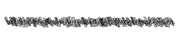 Scribble Sketch Sketchy Doodle Divisores Linha Horizontais Ondulado Ondulando Onda — Vetor de Stock