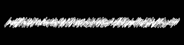 Скриббл Эскиз Наброски Мелка Разделители Горизонтальной Линии Доски Волнистая Машущая — стоковый вектор
