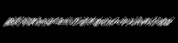 Scribble Croquis Croquis Craie Gribouillage Diviseurs Horizontaux Ligne Tableau Ondulé — Image vectorielle