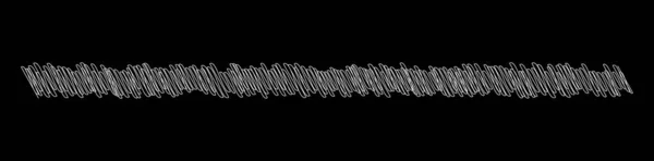 Schrik Schets Schetsmatig Krabbelkrijt Horizontale Scheidingswanden Van Het Krijtbord Golvend — Stockvector
