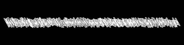 Скриббл Эскиз Наброски Мелка Разделители Горизонтальной Линии Доски Волнистая Машущая — стоковый вектор