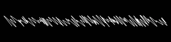 Kritzeleien Skizzen Skizzenhafte Kritzelkreide Horizontale Linienteiler Wellenförmige Winkende Wellenförmige Und — Stockvektor