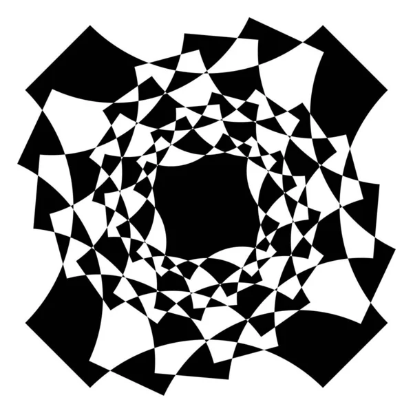 视觉艺术图解 螺旋形 涡旋形 螺旋形 涡旋形和螺旋形的几何设计元素存量矢量图解 剪贴画 — 图库矢量图片