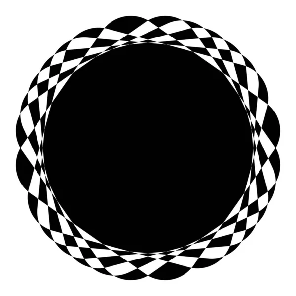 Optische Visuelle Kunstillustration Spirale Wirbel Helix Wirbel Und Wirbel Geometrisches — Stockvektor