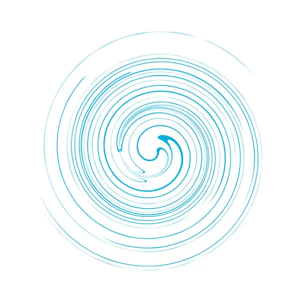 Espiral Curvilínea Remolino Elemento Giratorio Convergencia Giratoria Voluta Radial Hélice — Archivo Imágenes Vectoriales