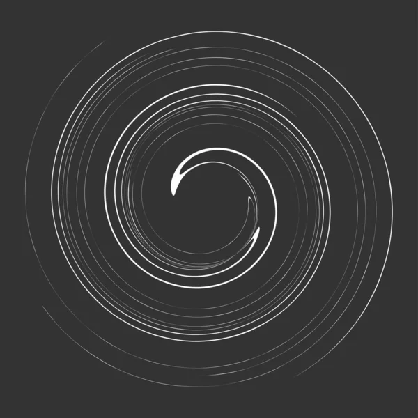 Поворотливый Спиральный Соломенный Точечный Элемент Вращающийся Радиальный Полёт Спираль Иконка — стоковый вектор