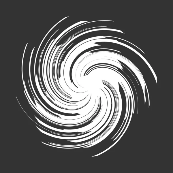 Espiral Curvilínea Remolino Elemento Giratorio Convergencia Giratoria Voluta Radial Hélice — Archivo Imágenes Vectoriales