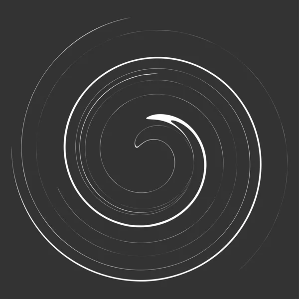 Поворотливый Спиральный Соломенный Точечный Элемент Вращающийся Радиальный Полёт Спираль Иконка — стоковый вектор