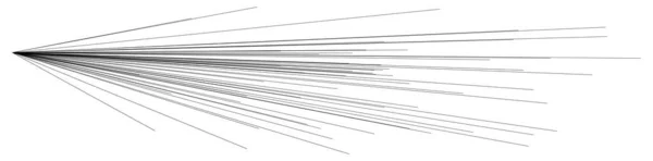 偏心径向射线波束爆裂线闪耀 闪耀的效果 Starburst Sunburst Dynamic Comic Lines Illustration Stock Vector — 图库矢量图片