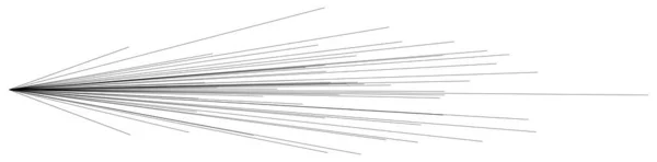 Rayos Radiales Excéntricos Líneas Ráfaga Haz Brillo Brillo Brillo Efecto — Vector de stock
