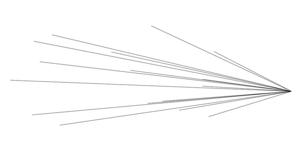 Rayon Radial Excentrique Lignes Éclatement Glitter Lueur Effet Scintillant Starburst — Image vectorielle