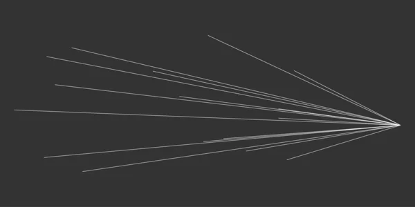 Rayon Radial Excentrique Lignes Éclatement Glitter Lueur Effet Scintillant Starburst — Image vectorielle