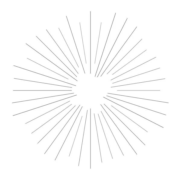 放射光ビーム線 スターバースト サンバースト線の要素 アイコン グリント グラム オーロラ効果 株式ベクトルイラスト クリップアートグラフィック — ストックベクタ
