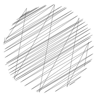 Geometrik çapraz, zigzag, kenar çizgileri elementi. Dalgalı, dalgalı çizgiler, çizgiler - stok vektör illüstrasyonu, klip sanatları grafikleri