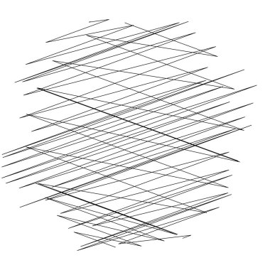 Geometrik çapraz, zigzag, kenar çizgileri elementi. Dalgalı, dalgalı çizgiler, çizgiler - stok vektör illüstrasyonu, klip sanatları grafikleri